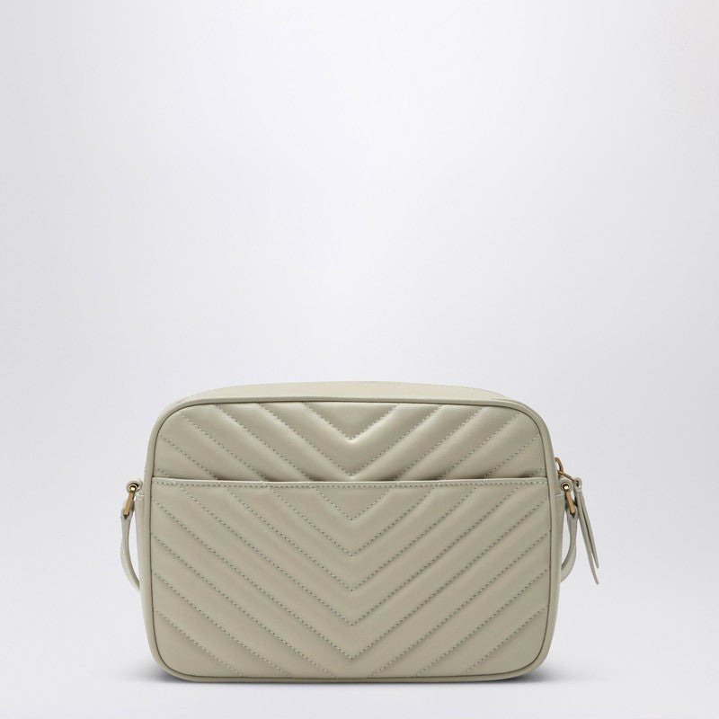 Saint Laurent Lou cream quilted leather Camera bag