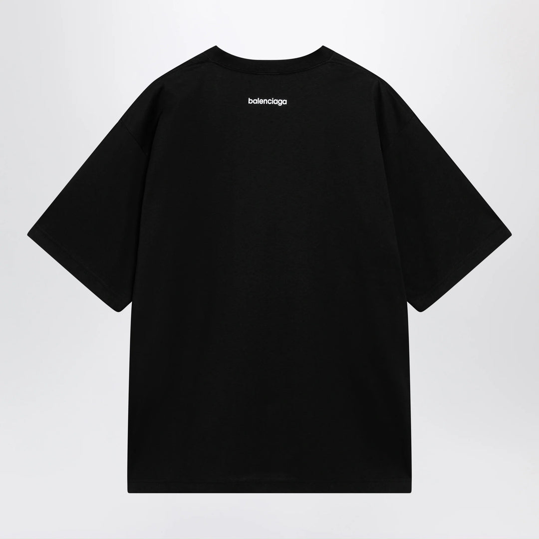 Balenciaga - Black Bodies T-shirt with regular fit