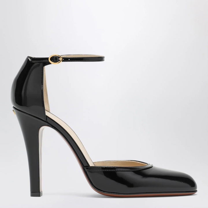 Valentino Garavani - Hi Dolly black patent leather pumps