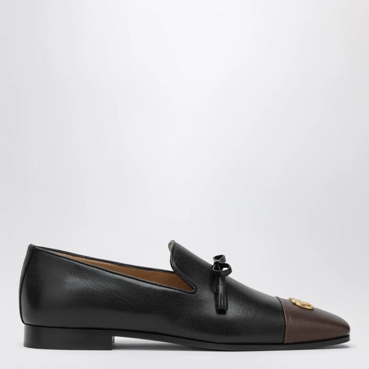 Valentino Garavani - Babouchoes VLogo Loafers in Leather