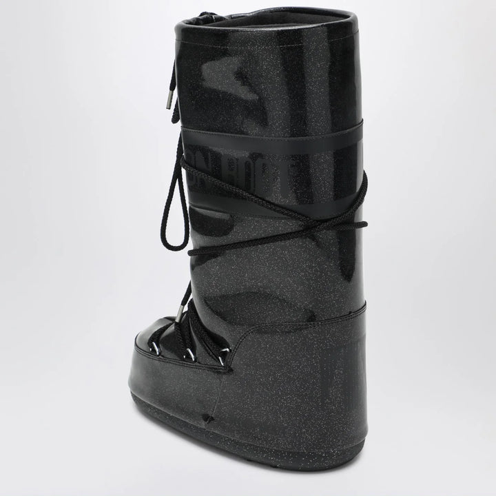 Moon Boot - Black Icon Glitter boots