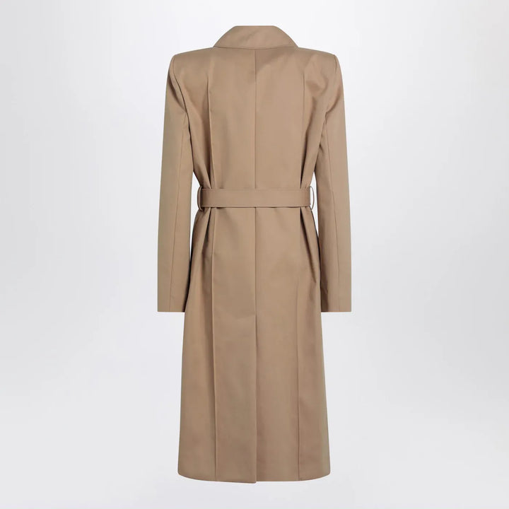 Alexander McQueen - Beige trench coat with belt