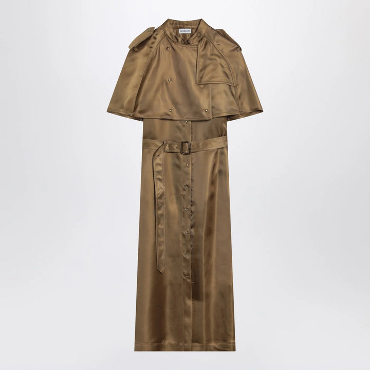 Burberry - Viscose twill trench dress
