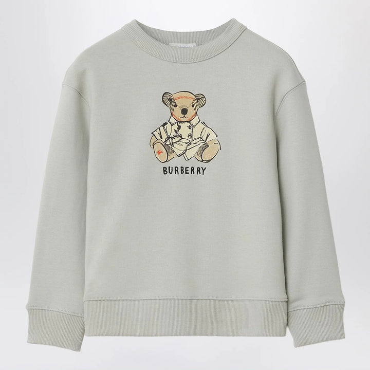 Burberry - Limestone gray sweatshirt with bear wearing trench coat