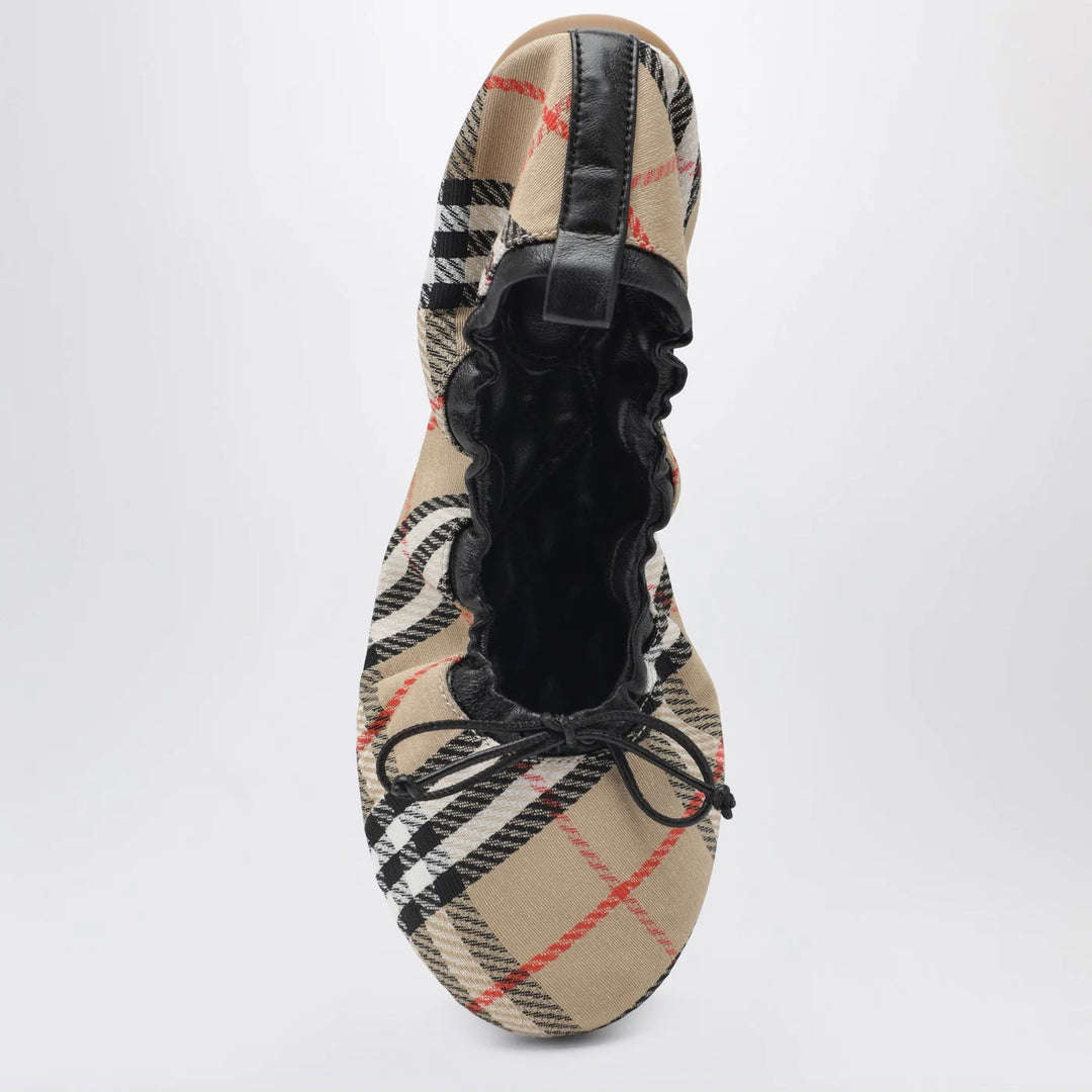 Burberry - Fawn Check ballet flats beige