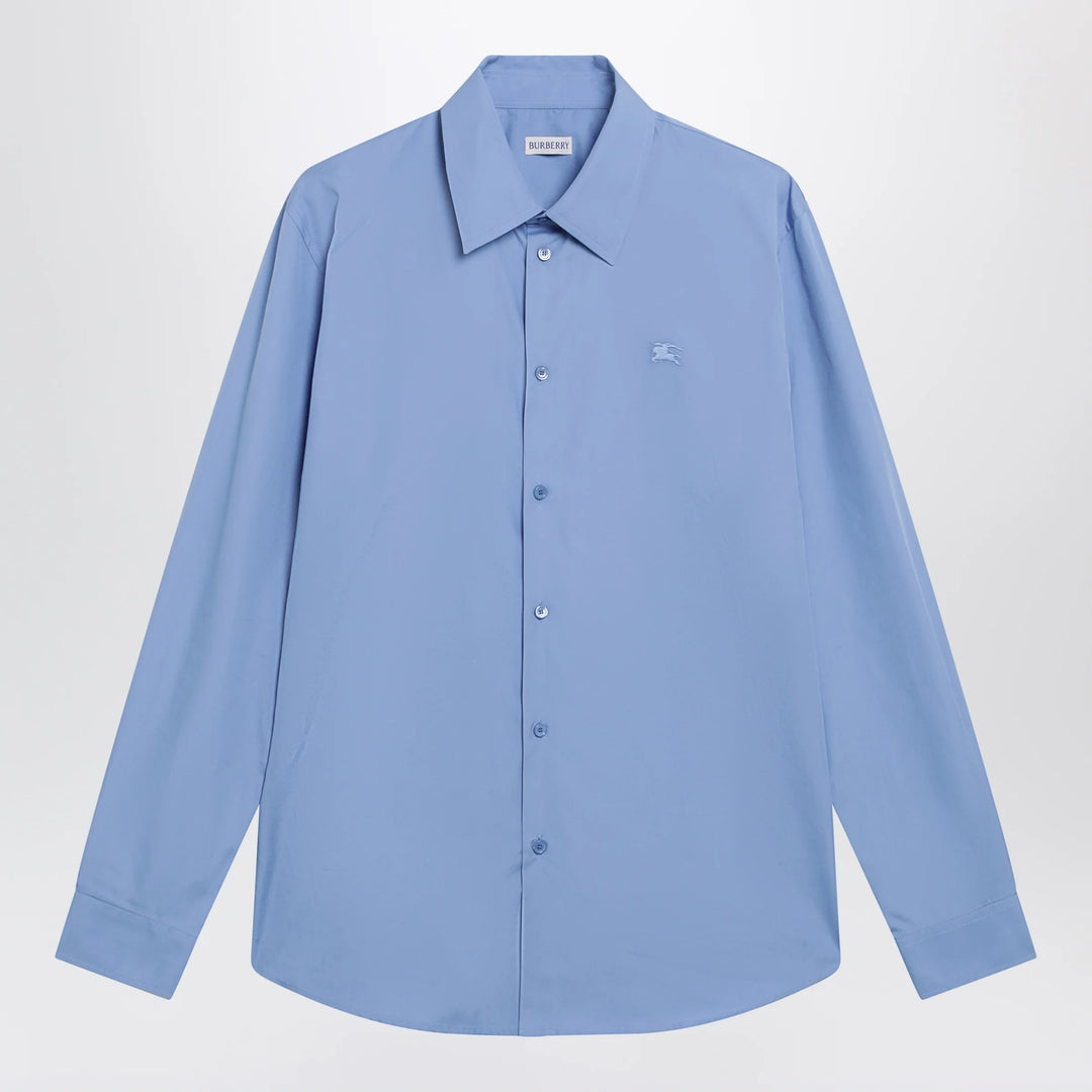 Burberry - Cornflower blue cotton poplin shirt