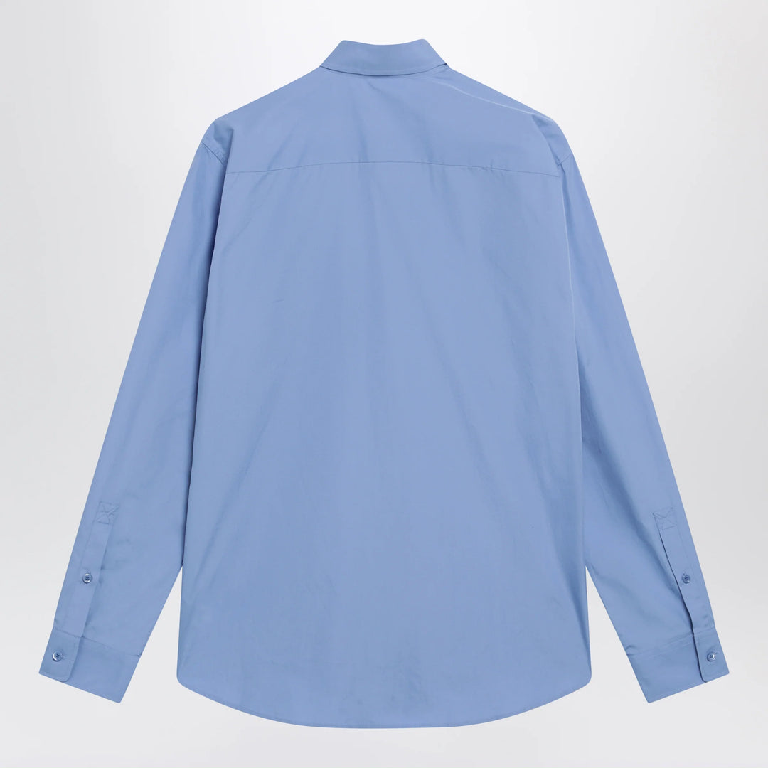 Burberry - Cornflower blue cotton poplin shirt