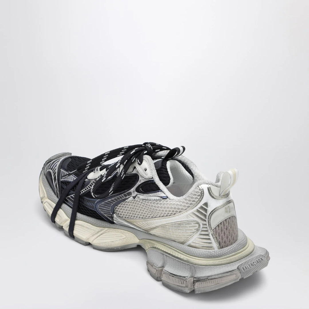 Balenciaga - 3XL Split Logo Sneakers in light yellow/red/navy