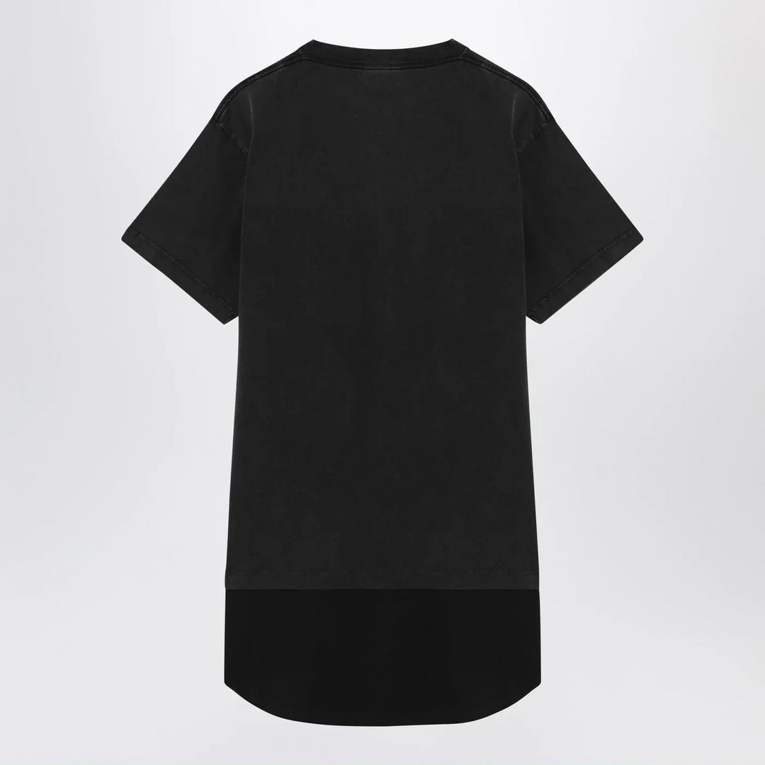 Balenciaga - Black washed Loop Sports Icon mini dress Brand Mini Dress