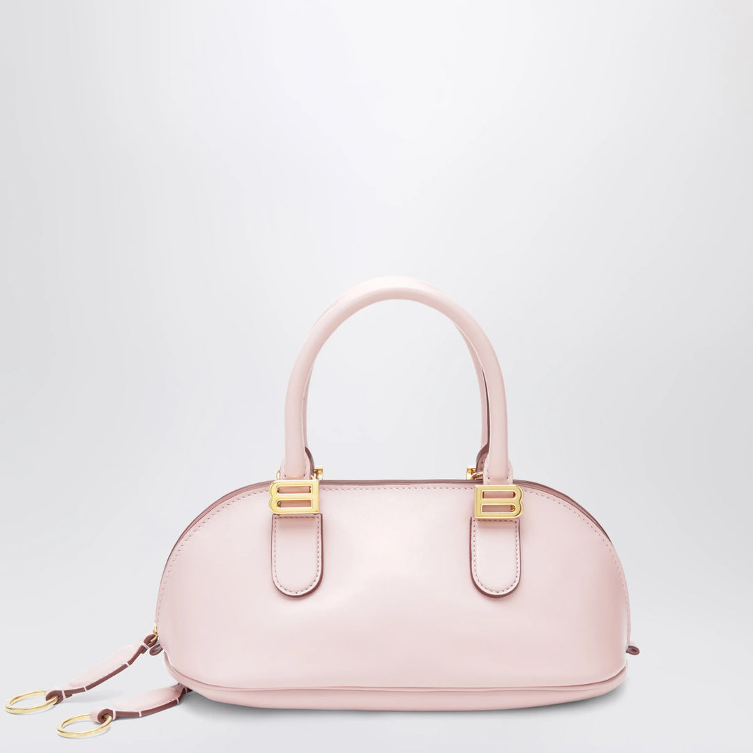 Balenciaga - Pink leather Bolero Mini bowling bag