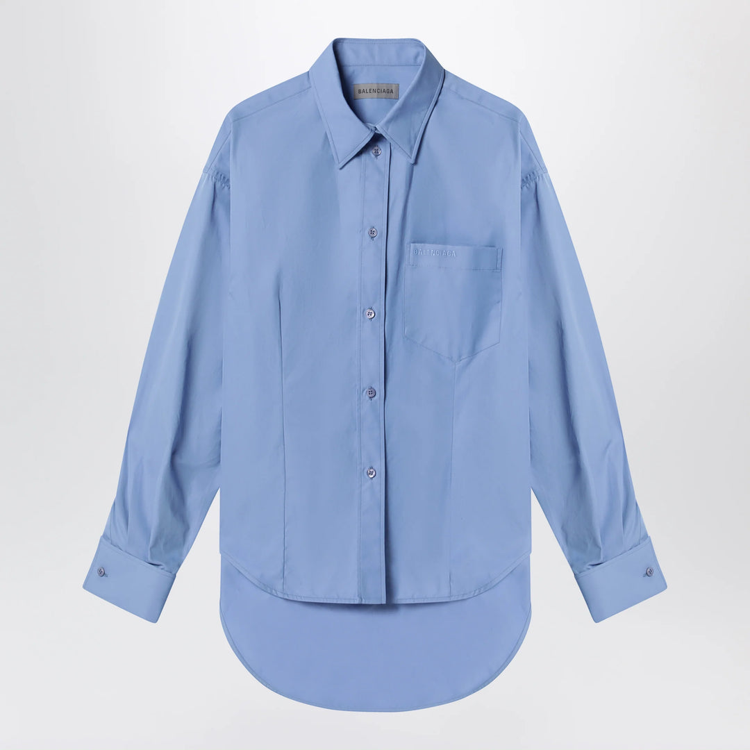 Balenciaga - Light blue cotton shirt