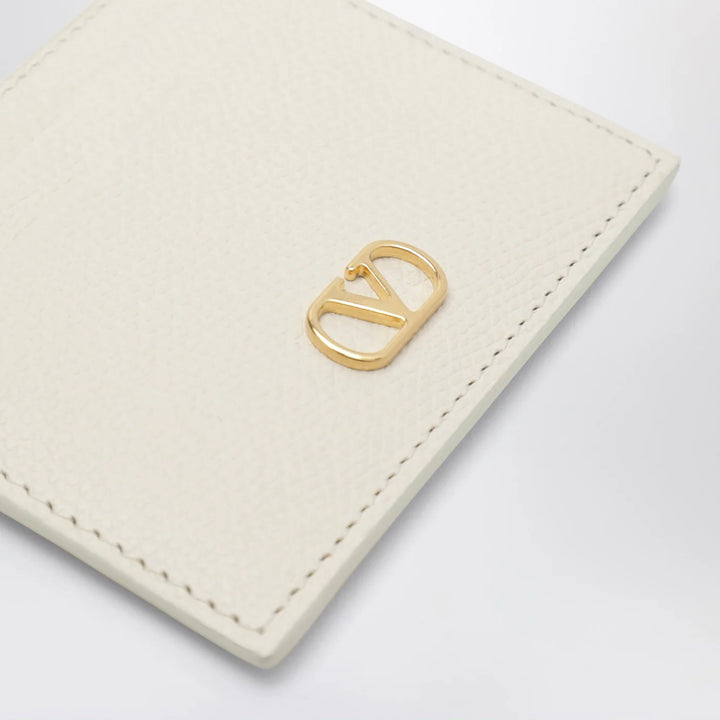 Valentino Garavani - Ivory Vlogo Signature card holder
