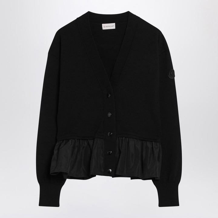 Moncler Black cashmere-blend cardigan