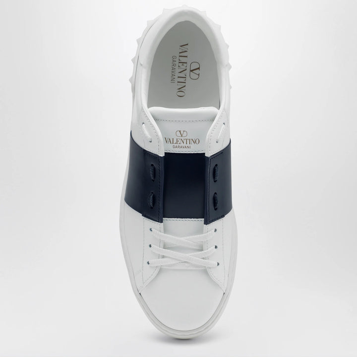 Valentino Garavani - Open sneakers in white/navy blue