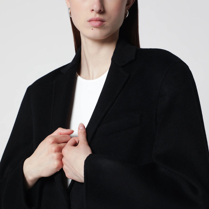 ANINE BING - Quinn oversized wool-cashmere blazer in black