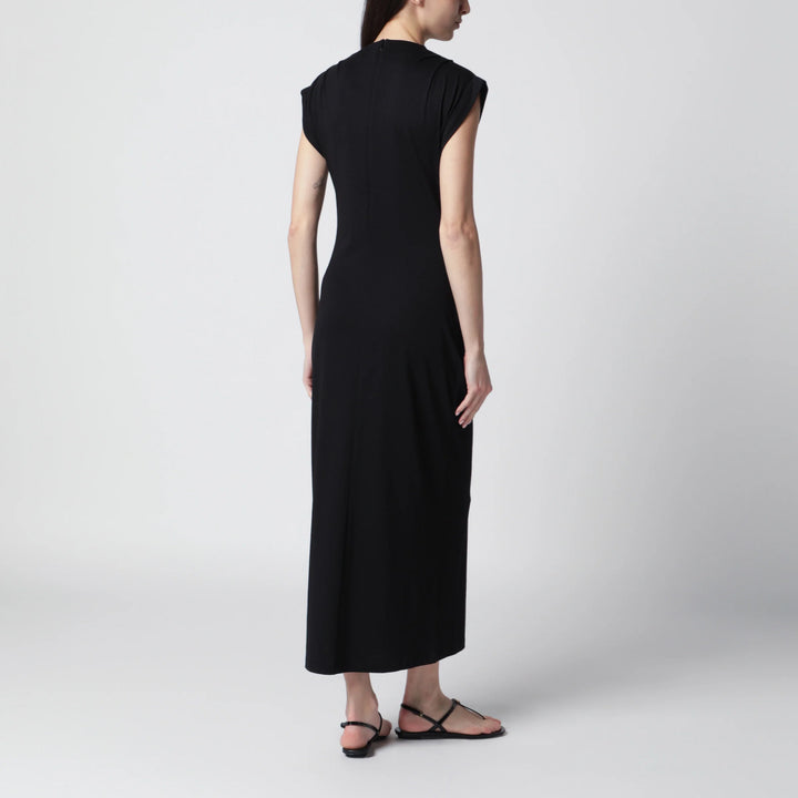ANINE BING - Alix black cotton-blend dress