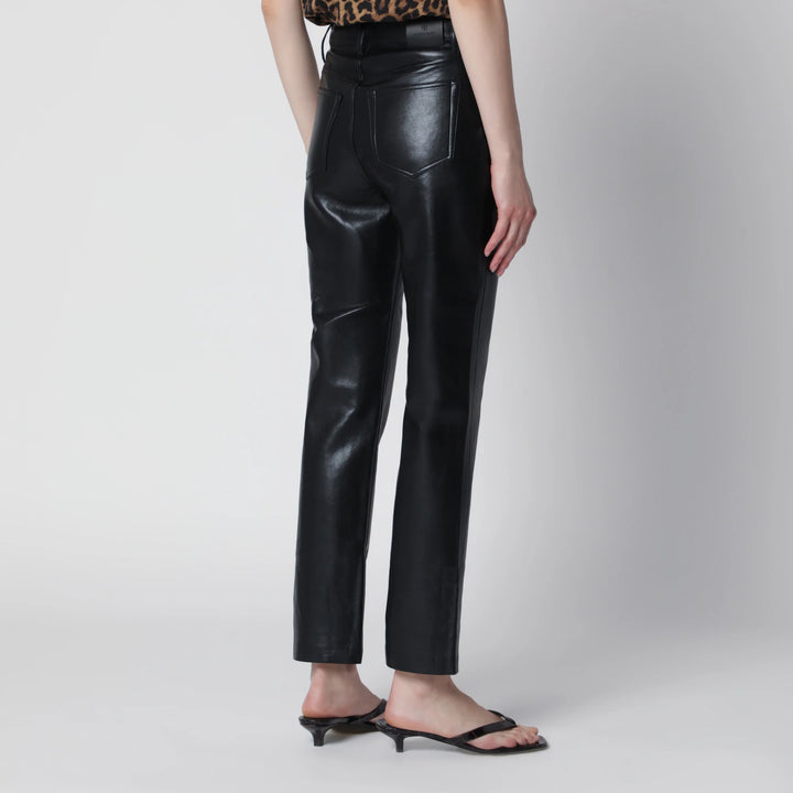 ANINE BING - Black Bruno trousers in regenerated leather