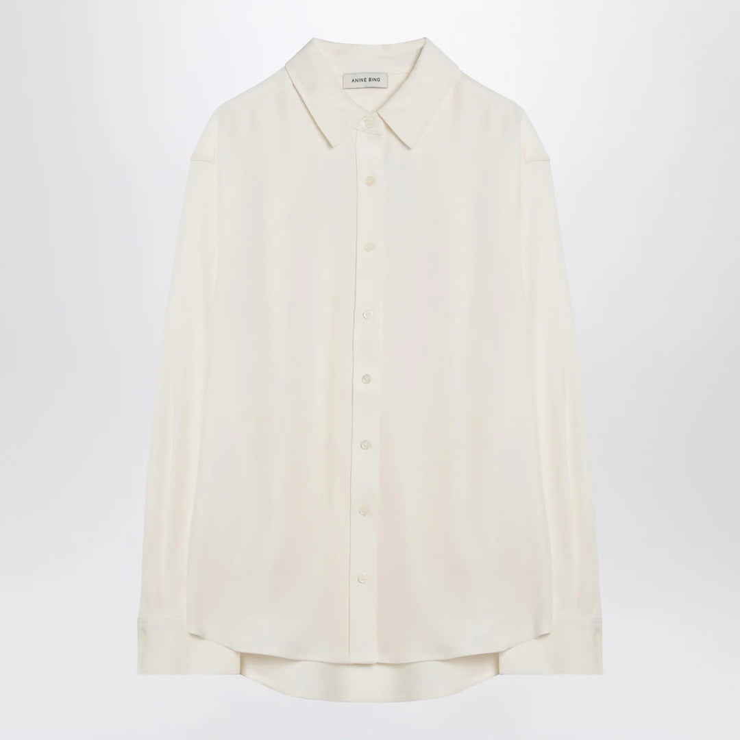 ANINE BING - Ivory Braxton shirt