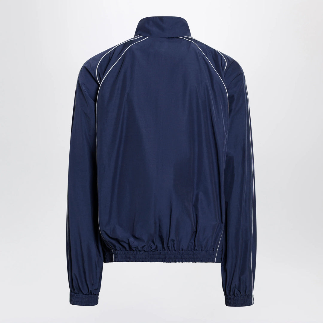 Balenciaga - Bodies track jacket in dark navy poplin