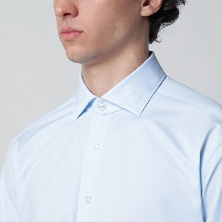 XACUS - Active Tailor Fit shirt light blue