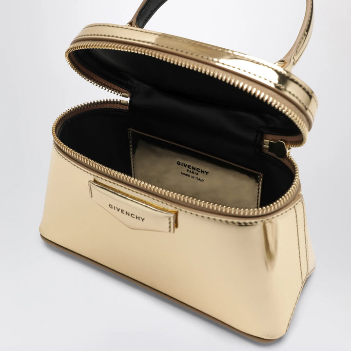 Givenchy - Antigona gold mirror-effect leather beauty case