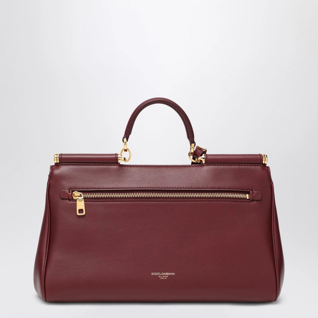 Dolce&amp;Gabbana - My Sicily handbag in burgundy leather