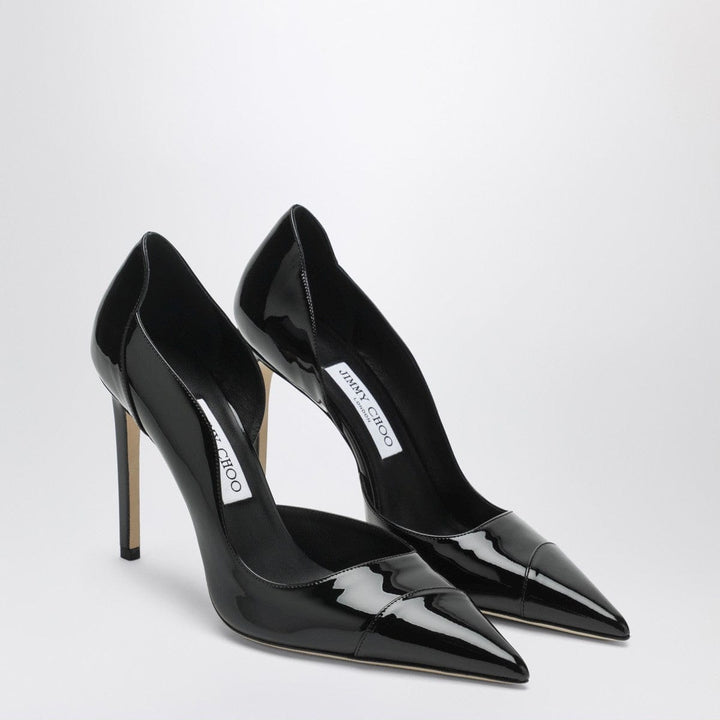 Jimmy Choo Brigitte 100 pumps in black patent leather