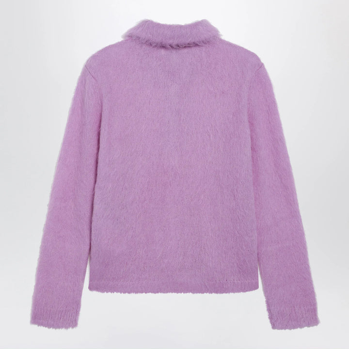 Chloé - Lavender alpaca-blend cardigan