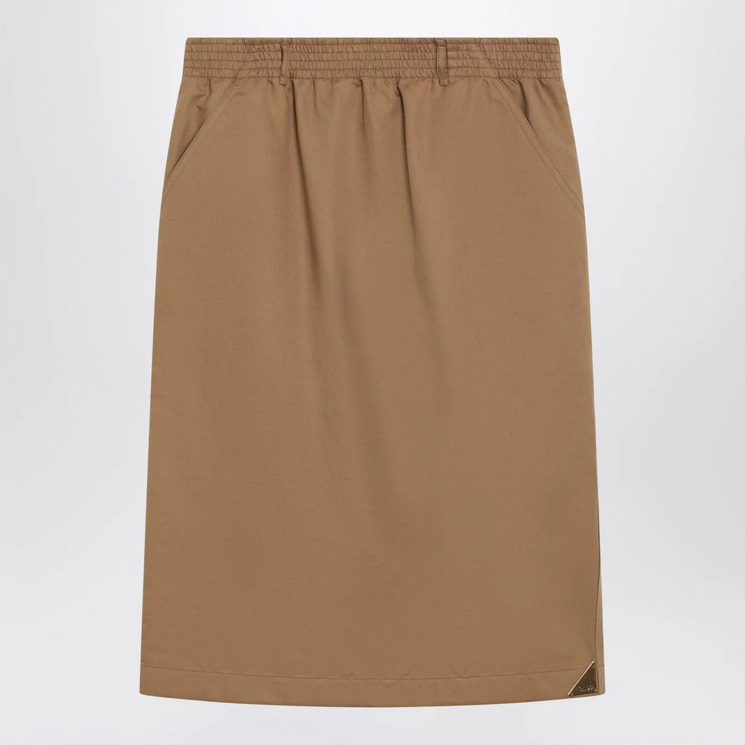 Chloé - Beige midi pencil skirt