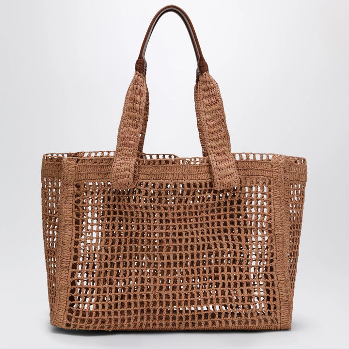 Chloé - East-West Summer Banana Tote Bag Summery Beige in Raffia