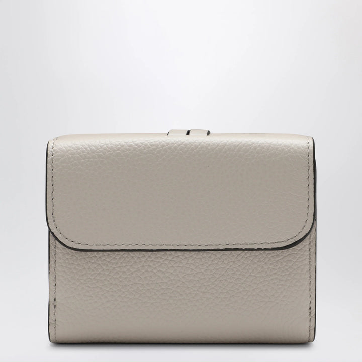 Chloé - Alphabet small trifold wallet in light grey