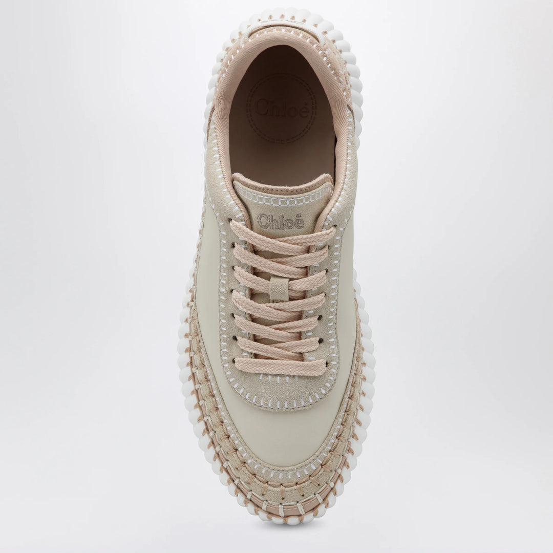 Chloé - Nama Sneakers in Blushy Grey