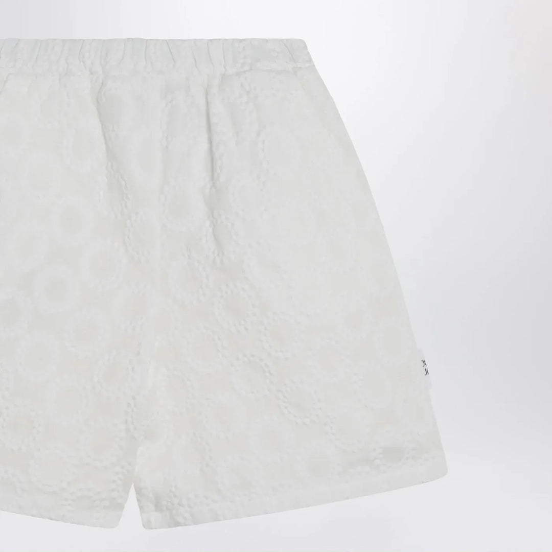 Douuod - White cotton Shorts Brand Shorts 12