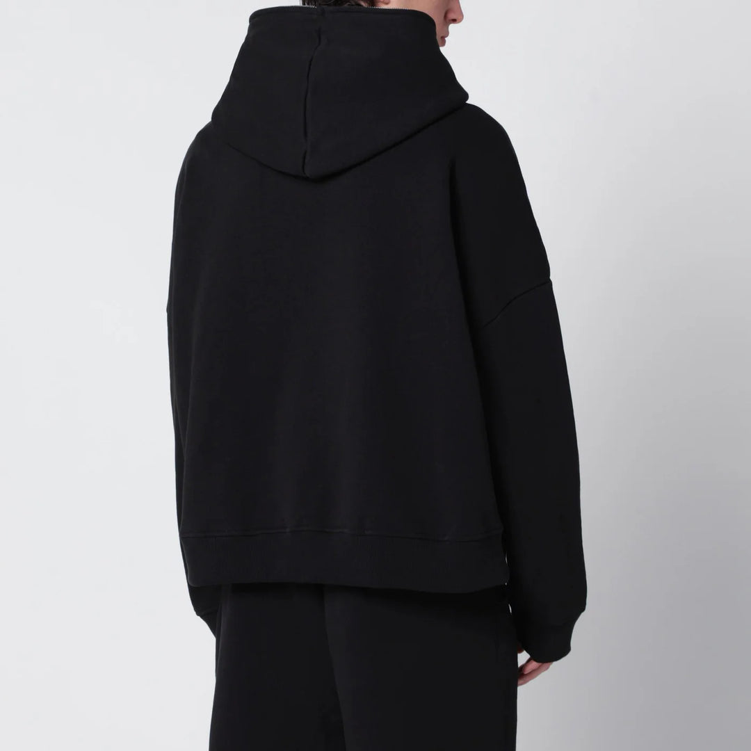Entire Studios - Black cotton zip-up hoodie