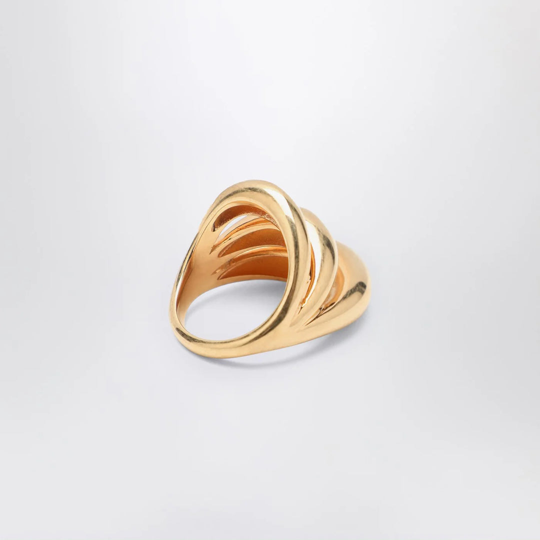 PANCONESI - Triptych Blow Up gold ring
