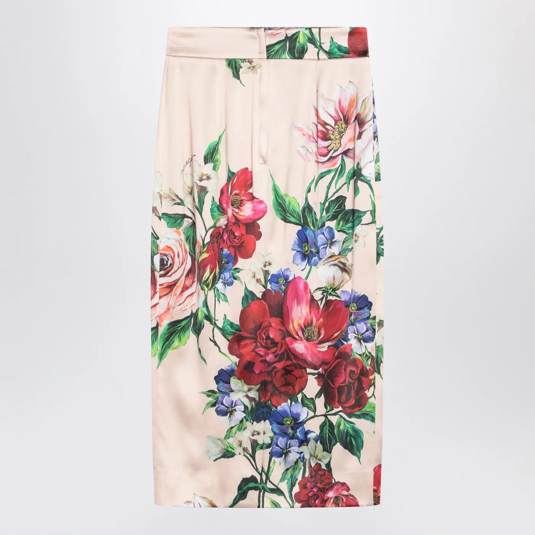 Dolce&amp;Gabbana - Longuette skirt with floral print