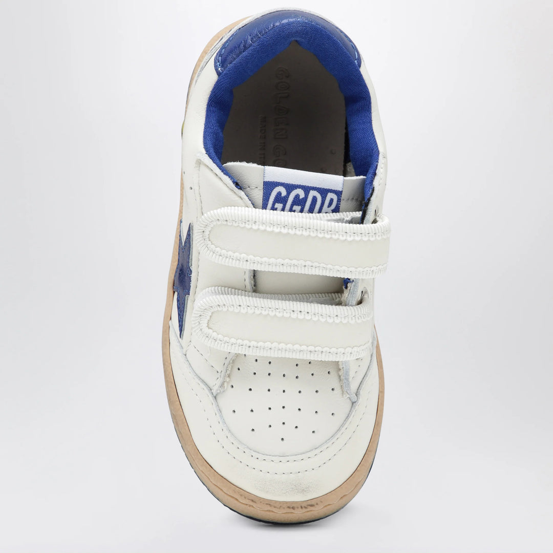 Golden Goose - Ball Star sneakers in white/blue