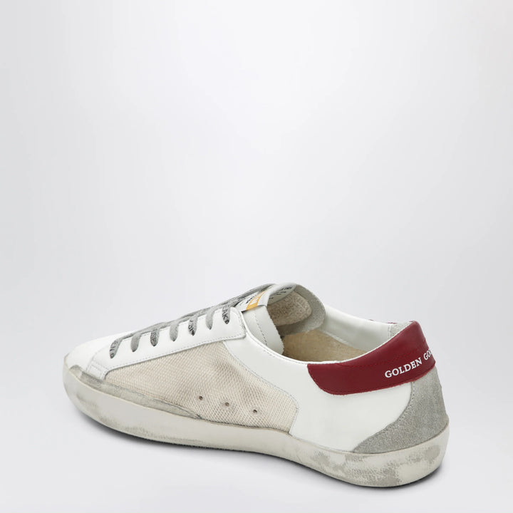 Golden Goose - Golden Goose Super-Star sneakers in beige/white/red