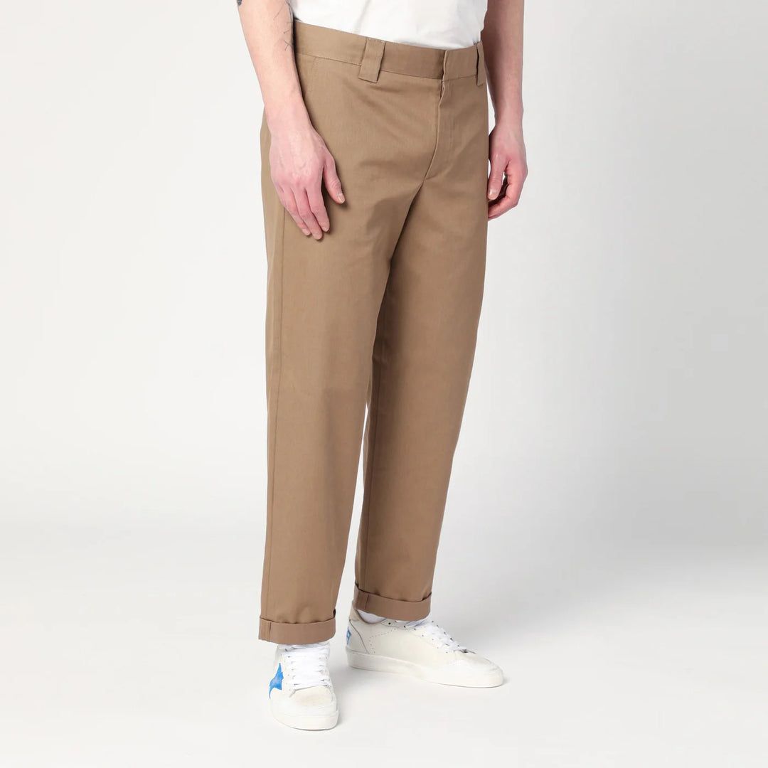 Golden Goose - Beige cotton-blend trousers