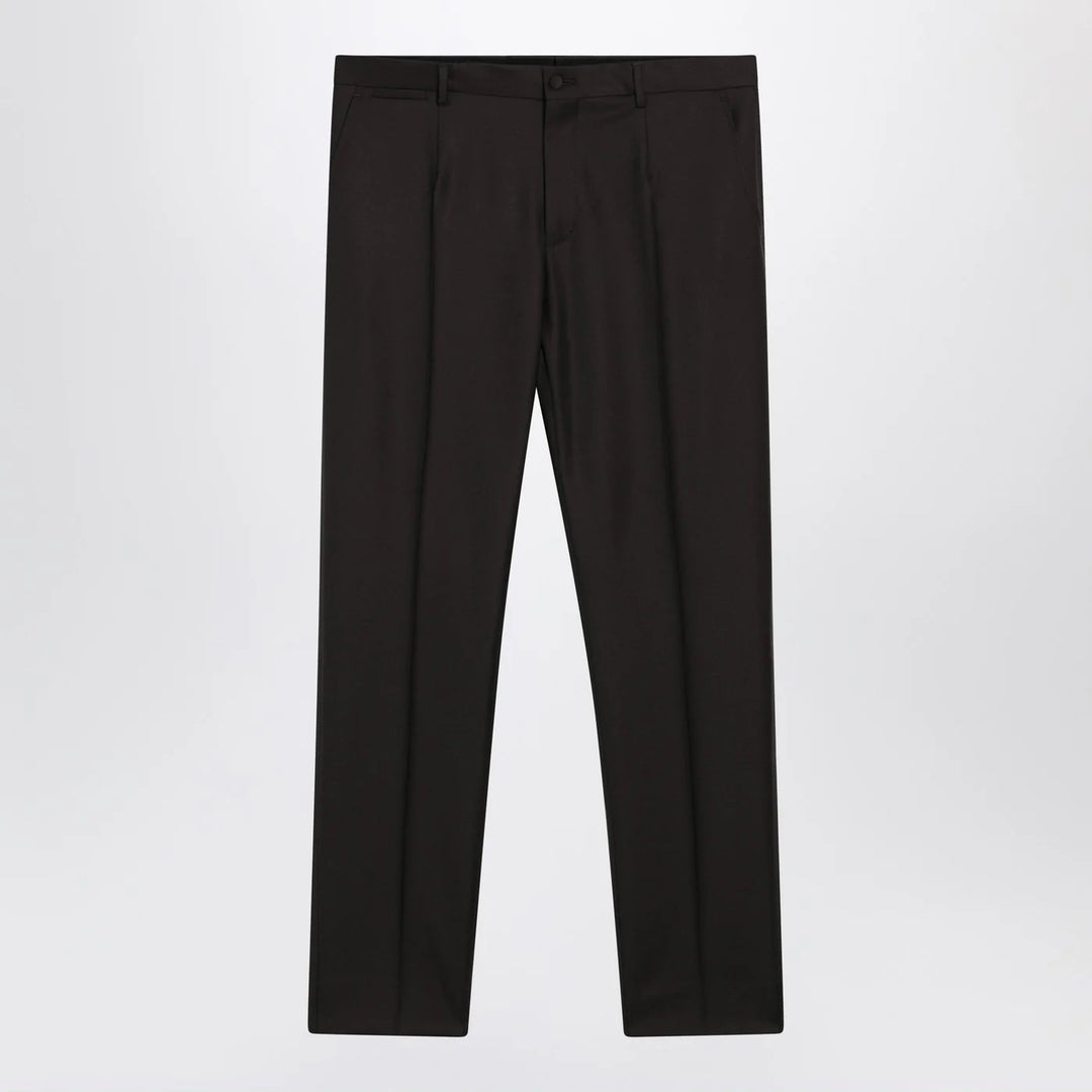 Dolce&amp;Gabbana - Brown wool trousers