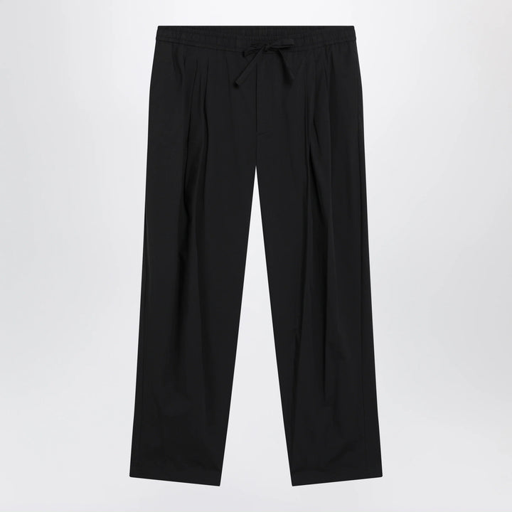 Dolce&amp;Gabbana - Classic cotton poplin trousers in black