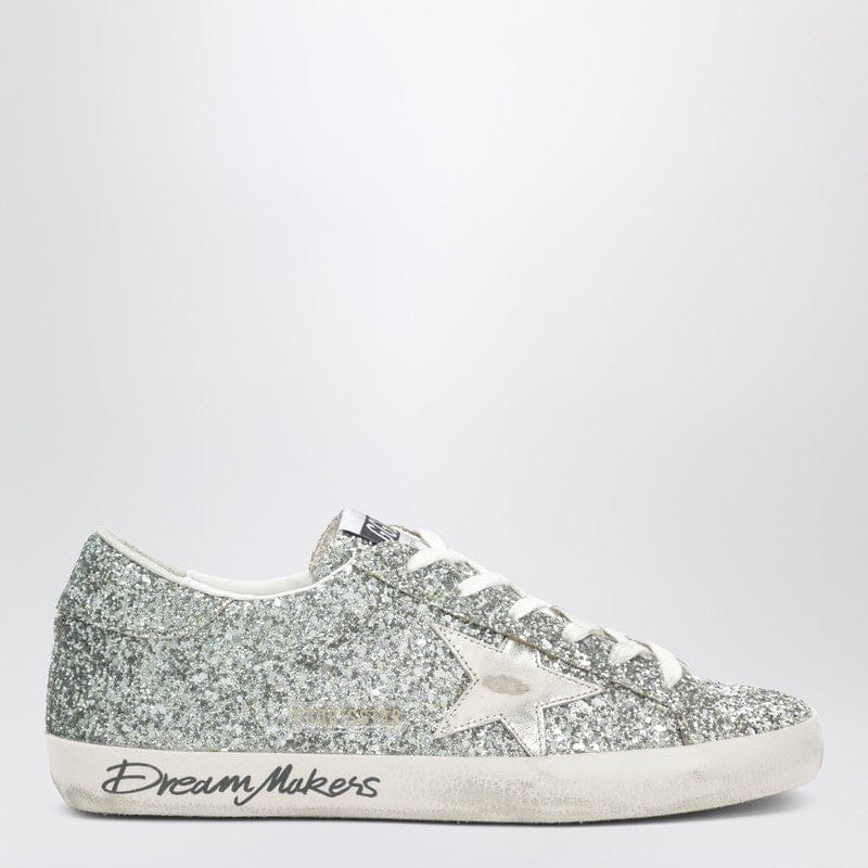 Shoes Golden Goose - Super-Star sneakers in silver glitter with degrade effect - 41 IT Brand