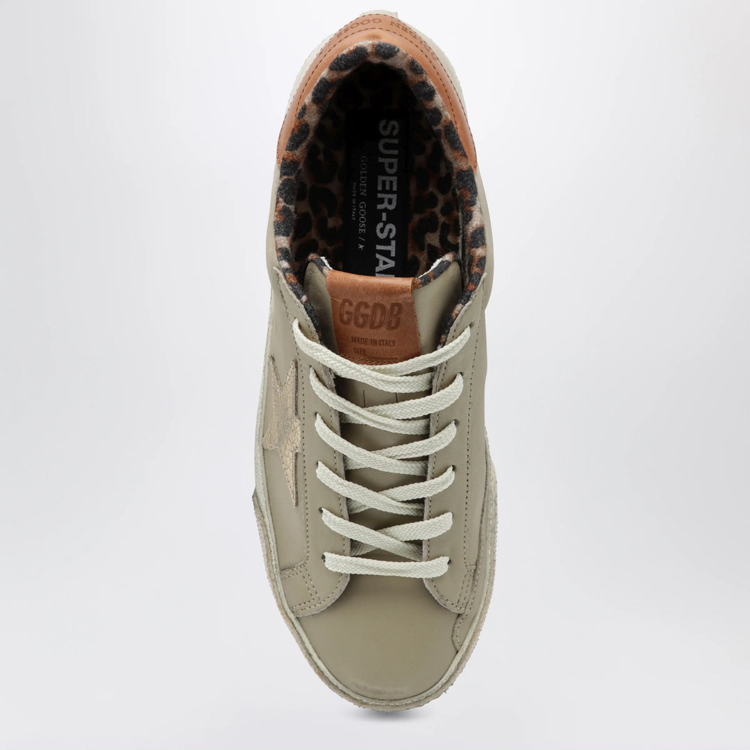 Golden Goose - Beige/platinum/brown Super-Star trainers