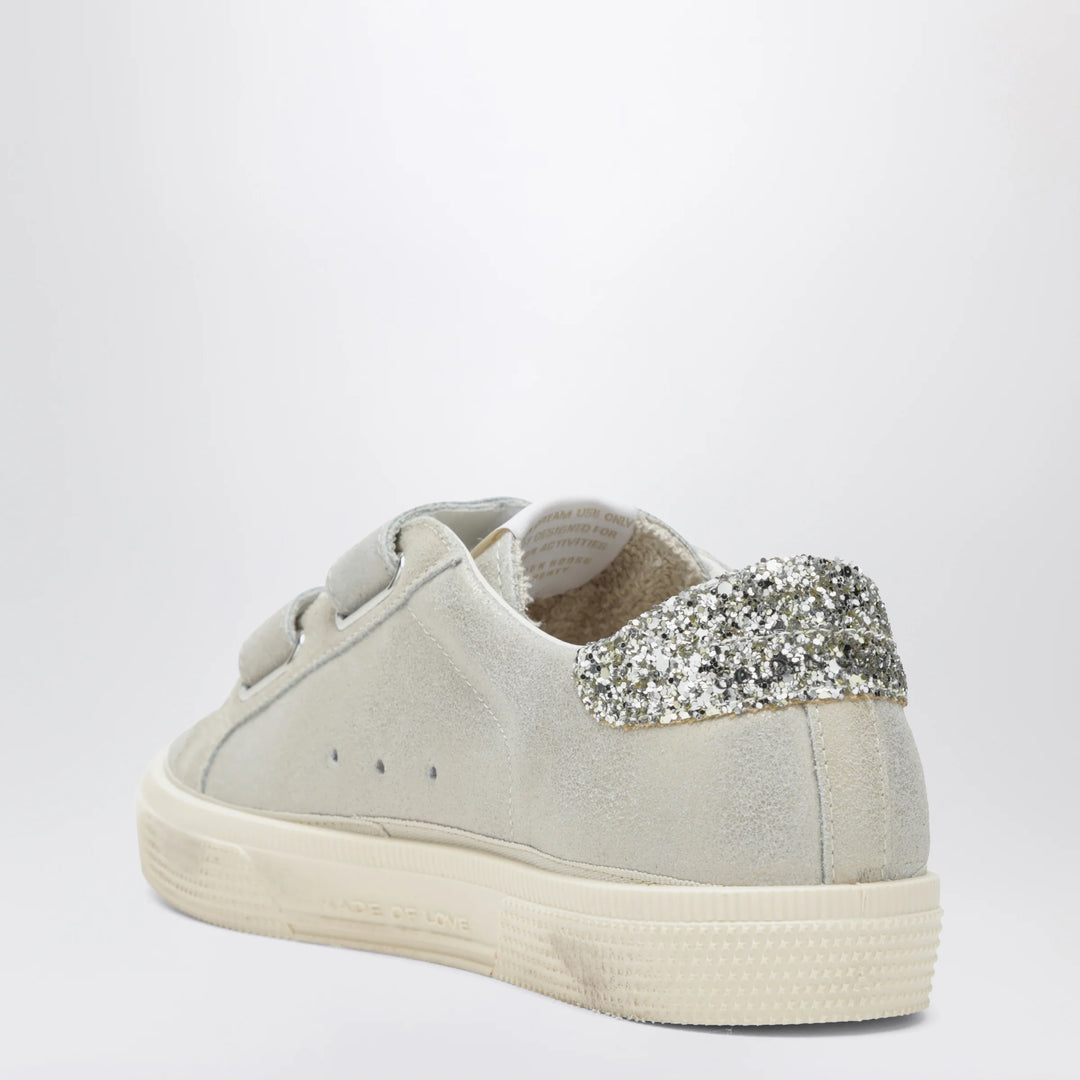 Golden Goose - May School Taupe/Platinum trainers
