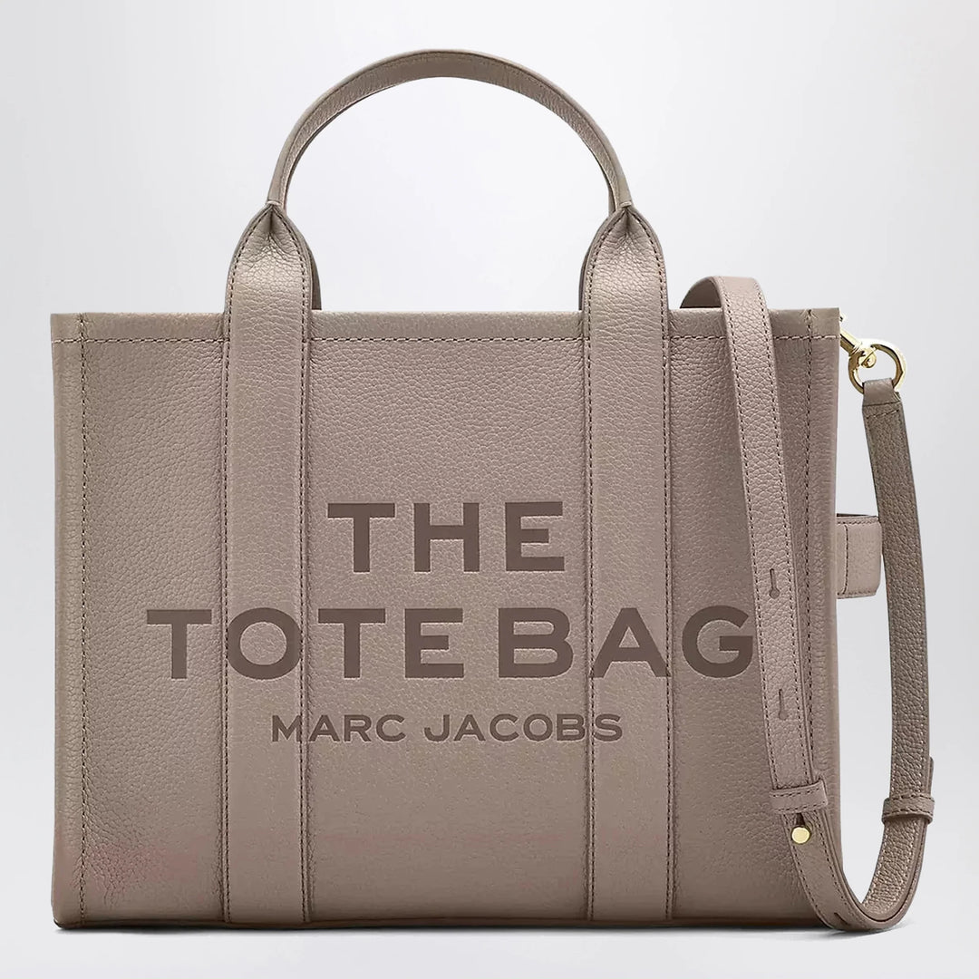 Marc Jacobs - The Medium Tote Bag Cement in leather