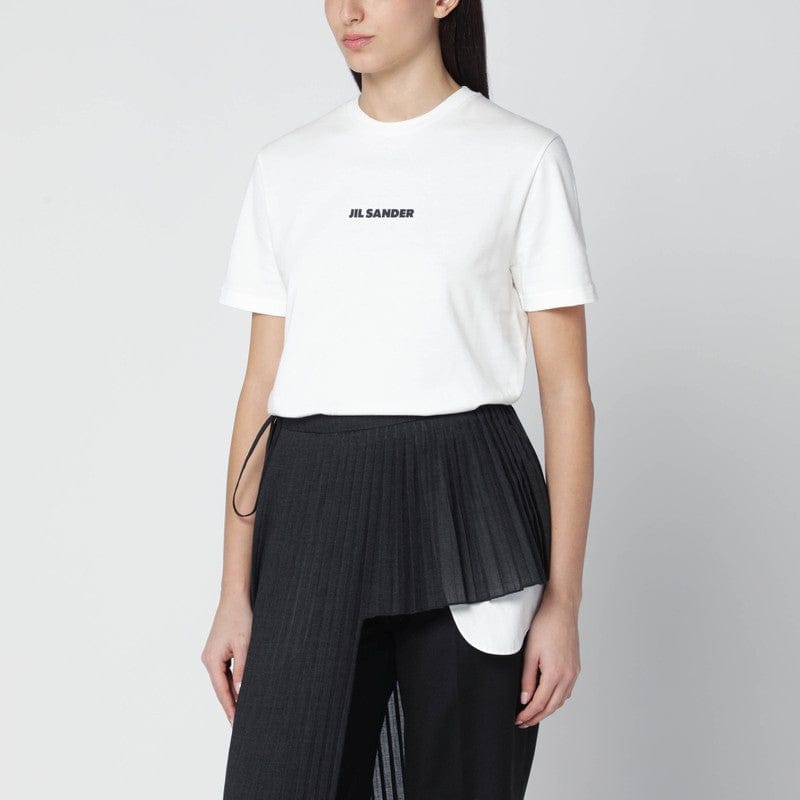 Shirts & Tops Jil Sander - White T-shirt with logo print - L Brand