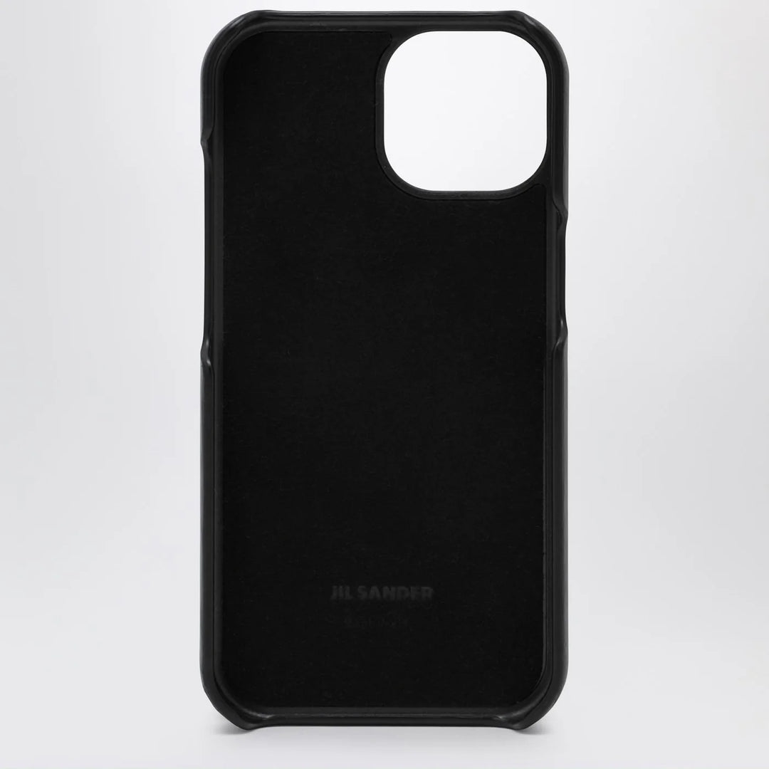 Jil Sander - Black iPhone 15 Pro cover with logo
