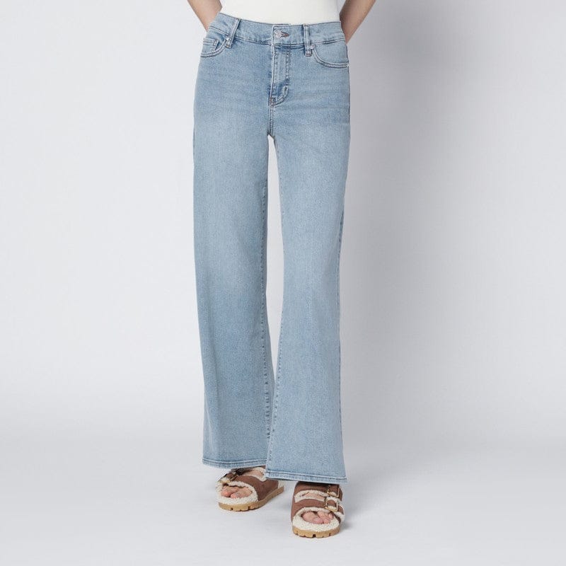 Pants Frame - Le Slim Palazzo jeans in Tribute light blue - 24 Brand