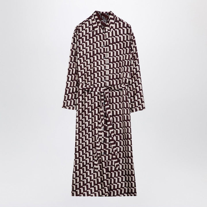 Dresses 44 MAX MARA TIMELESS Bordeaux reversible chemise dress Brand