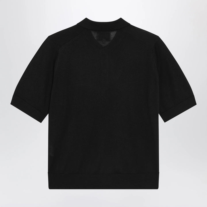 LouLou De Saison - Black Migo Fluid Cashmere Polo